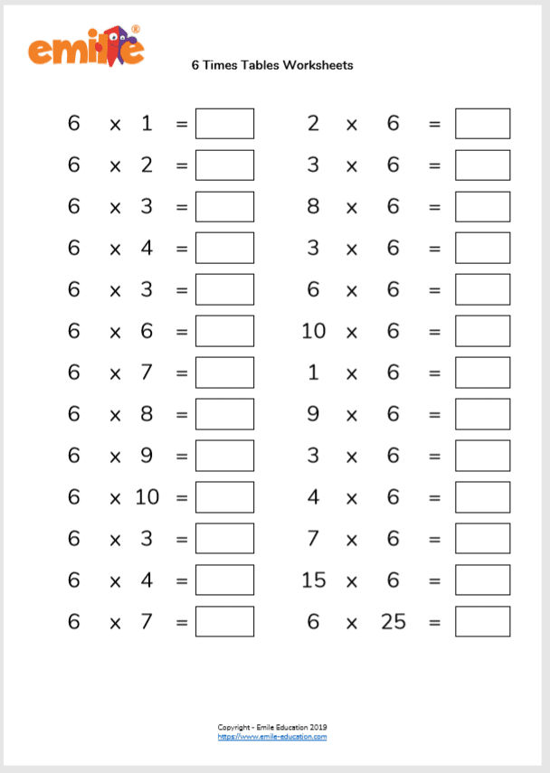 multiplication-by-6-worksheets